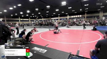 113 lbs Consi Of 8 #1 - Blake Woodward, The Empire vs Abraham Coronado, Nevada Elite WC