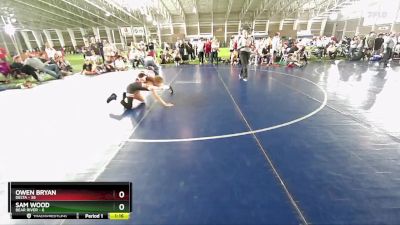 110 lbs Round 3 (4 Team) - Owen Bryan, Delta vs Sam Wood, Bear RIver