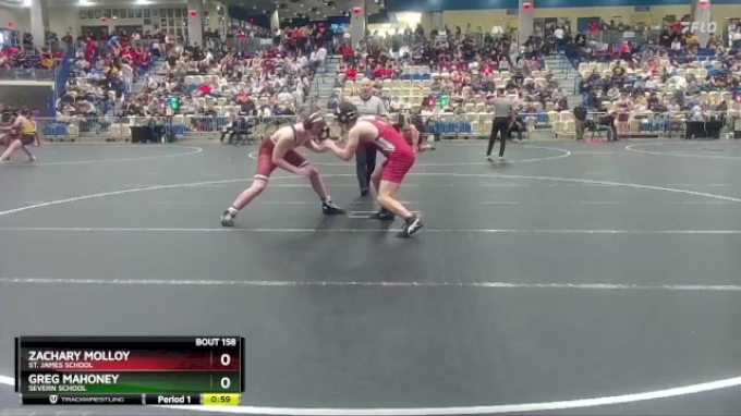 165 lbs Cons. Round 2 - Greg Mahoney, Severn School vs Zachary Molloy ...