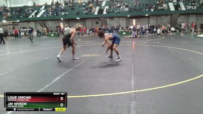 165 lbs Cons. Round 4 - Jay Nivison, Michigan State vs Louie Cerchio, Spartan Combat RTC