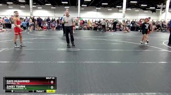 100 lbs Round 6 (8 Team) - Zayd Muhammed, Ohio Gold vs Zakey Tsarni, Team Germantown