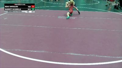 90 lbs Round 5 (6 Team) - Beau Switalski, Panhandle Pitbulls vs Barrett Schinella, Mat Assassins