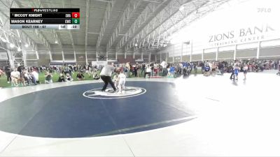 67 lbs Quarterfinal - McCoy Knight, Sanderson Wrestling Academy vs Mason Kearney, Cougars Wrestling Club