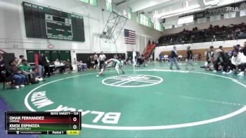 120 lbs Cons. Round 4 - Omar Fernandez, Carson vs Knox Espinoza, Long Beach Poly