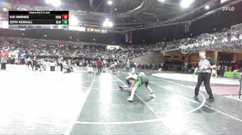 120 lbs Cons. Round 1 - Zeth Kendall, Blackfoot vs Kai Jimenez, Bend Senior