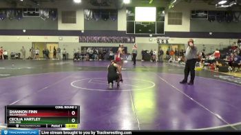 130 lbs Cons. Round 2 - Cecilia Hartley, Linn-Mar vs Shannon Finn, Williamsburg