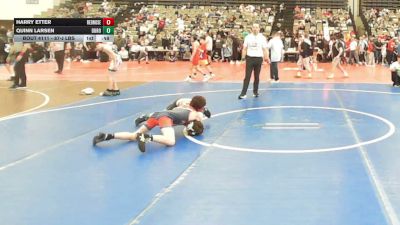 87-J lbs Consi Of 4 - Harry Etter, RedNose Wrestling School vs Quinn Larsen, Duro