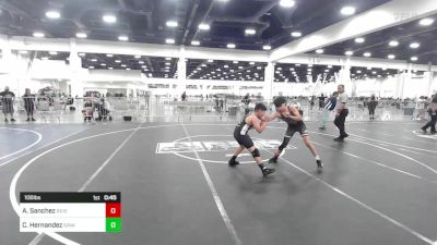106 lbs Consolation - Aiden Samuel Sanchez, Reign WC vs Cruz Hernandez, Savage House WC