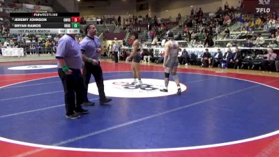5A 165 lbs 1st Place Match - Bryan Ramos, Van Buren vs Jeremy Johnson, Greenwood