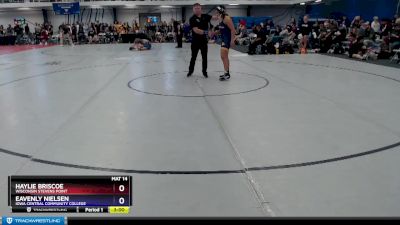 143 lbs Cons. Round 1 - Haylie Briscoe, Wisconsin Stevens Point vs Eavenly Nielsen, Iowa Central Community College