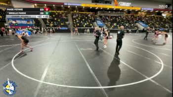 135 lbs Champ. Round 2 - Paige Fethke, Iowa City High vs Brielle Parke, Linn-Mar
