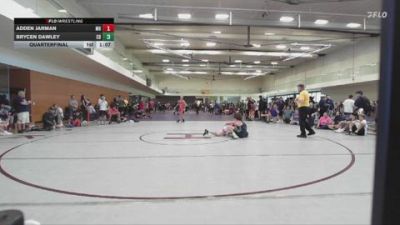 132 lbs Quarterfinal - Adden Jarman, Mesa High vs Brycen Dawley, So Cal