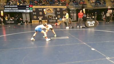 67 lbs Round Of 32 - Jaxon Manross, Saegertown vs Jackson Yuhasz, Plum