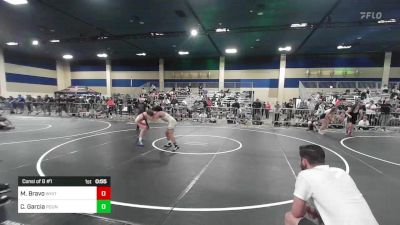 126 lbs Consi Of 8 #1 - Michael Bravo, White Star WC vs Christian Garcia, Pounders WC