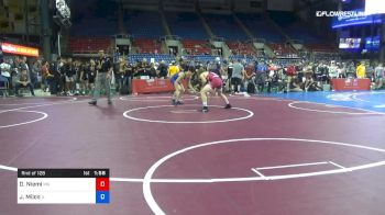 132 lbs Rnd Of 128 - Dane Niemi, Minnesota vs Jack Milos, Illinois