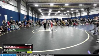 66 lbs Cons. Round 2 - Gordon Valley, Silver Valley Wrestling Club vs Kolsten Goff, Bulldog Wresting Club