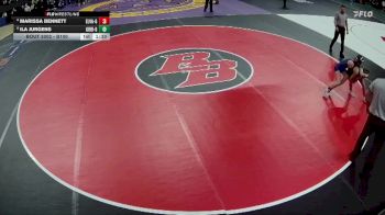 Champ. Round 1 - Marissa Bennett, Elkhorn Valley Girls vs Ila Jurgens, Gibbon Girls