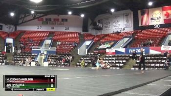135 lbs Champ. Round 2 - Justin Gates, Team Donahoe vs Hudson Danielson, Teknique Wrestling