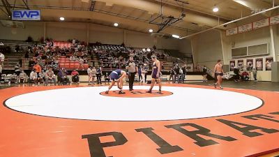 170 lbs Semifinal - Wyatt Webb, Bristow High School vs Grady Blair, Berryhill High School