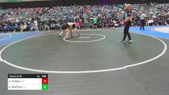 175 lbs Round Of 32 - Josh Preske, Torrey Pines vs Hyrum Stafford, Mountain View (UT)