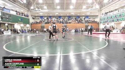 144 lbs Champ. Round 2 - Austin Courtland, La Costa Canyon vs Lorelei Wagner, Sage Creek