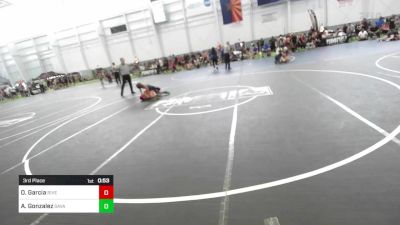 77 lbs 3rd Place - Oliver Garcia, Riverside Rascals vs Aj Gonzalez, Savage House WC