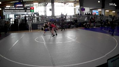 115 lbs Round 1 - Randi Claire Melerine, Baton Rouge Training Center vs Turquoise Hyson-Grieb, A&M Consolidated High School Wrestling