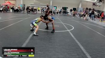 75 lbs Semifinal - Calvin Thompson, Headhunters vs Leilani Aimable, South Bowie