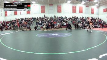 285 lbs Semifinal - Austin Thomas, Orange vs Jacob Igleheart, Woodridge