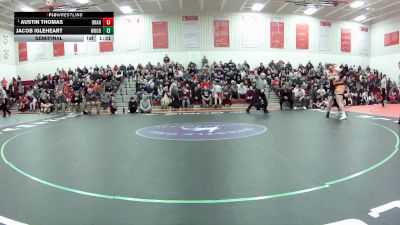 285 lbs Semifinal - Austin Thomas, Orange vs Jacob Igleheart, Woodridge