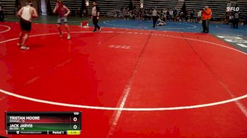 160 lbs Semis & 1st Wrestleback (8 Team) - Tristan Moore, Staples vs Jack Jarvis, Becker