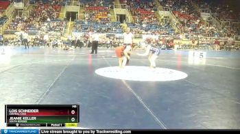 135 lbs Cons. Round 3 - Jeanie Keller, South Border vs Lois Schneider, Central Cass