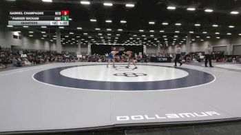 138 lbs Quarters - Parker Wickam, Bear Cave Wrestling Club vs Gabriel Champagne, Nor Cal Take Down Wrestling Club