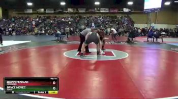 220 lbs Cons. Round 3 - Bryce Nemec, Niwot vs Quinn Penigar, Coronado