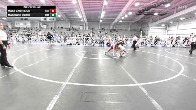 126 lbs 3rd Place - Maya Castrejon, 5forty Lady Brawlers vs Makenzie Usher, Team RJN Green