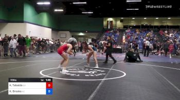 115 lbs Semifinal - Kiely Tabaldo, CA vs Karlee Brooks, AZ
