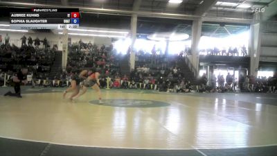 131 lbs Champ. Round 2 - Aubree Kuhns, Indiana Tech vs Sophia Slaughter, Unattached
