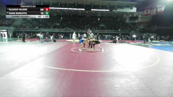 120 lbs Champ. Round 1 - Eliazar Valdez, Grace M Davis vs Gage Barletta, Turlock