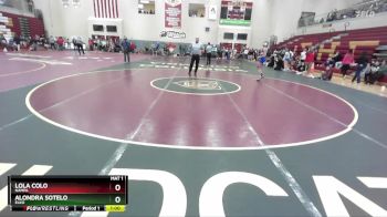 100 lbs Cons. Round 2 - Lola Colo, Nampa vs Alondra Sotelo, Elko