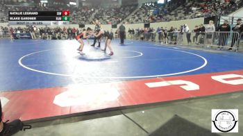 96 lbs Consolation - Natalie LeGrand, Sperry HS Girls vs Blake Gardner, Blanchard High School