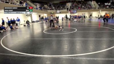 45 lbs Semis & 1st Wrestleback (8 Team) - Ivan Voigt, Maple River/USC vs Bronson Goble, Foley