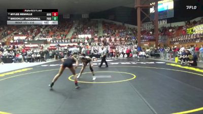 110 lbs Cons. Round 1 - Brookley Mcdowell, Paola Hs vs Mylee Renville, Augusta HS