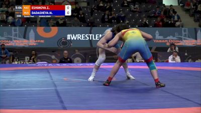 53 kg Quarterfinal - Zhuldyz Eshimova, KAZ vs Milana Dadasheva, RUS