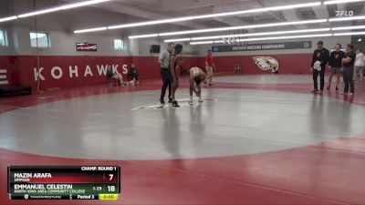 285 lbs Champ. Round 2 - Xavier Smith, Graceland University vs Troy Galloway, Simpson