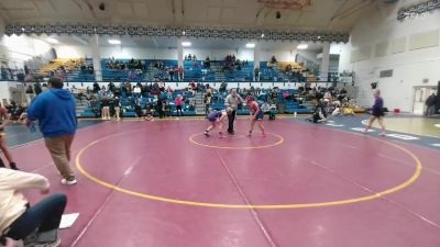 140 lbs Cons. Semi - Mhegun Pfaff, Douglas vs Aubree Hoff, Laurel