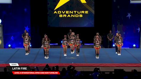 Latin Fire [2026 L6 International Open Coed Non Tumbling Semis] 2026 The Cheerleading Worlds