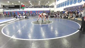 215 lbs Cons. Semi - A.J. Peak, Kellogg vs Jackson Holman, Sandpoint