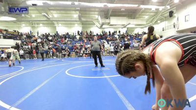 126 lbs Final - Lynly Flud, Hilldale Youth Wrestling Club vs Abbey Miller, HURRICANE WRESTLING ACADEMY