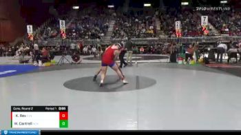 4A-170 lbs Cons. Round 2 - Kody Rex, Evanston vs Willam Cantrell, Natrona County
