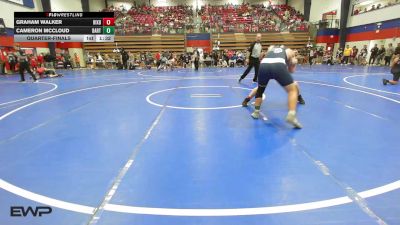 175 lbs Quarterfinal - Graham Walker, Bixby HS Boys vs Cameron McCloud, Bartlesville High School
